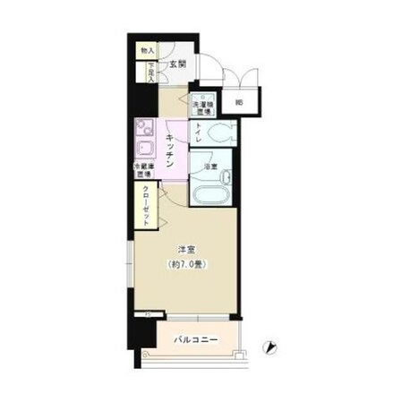 アストリア鶴見の物件間取画像